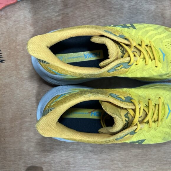 Hoka One One Challenger ATR 7 Mens 11.5 Shoes Yellow Trail Running Sneaker - Picture 9 of 10